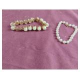Pearl beaded bracelets 7"