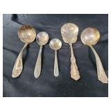 Vintage silver plated spoons, national silver co.