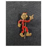 Vintage Reddy Kilowatt Me. Sparky Pin small