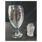 Libbey glass Goblet,  vintage Lenox Imperial