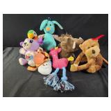 Assorted plush animals