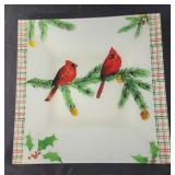 Pfaltzgraff Holiday Elegant Cardinal Glass