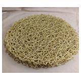 Straw like 4 place mats 15" across