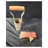 Bulb planter and ax head
