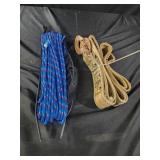 Rope and strap with hooks