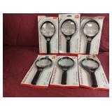 3X magnifying glasses. 6 total