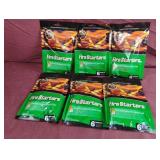 Fire Starters. 6-6 ct packs