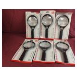 3X magnifying glasses. 6 total