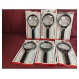 3X magnifying glasses. 6 total