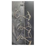 Hanging wine bottle holder 25"