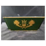 Vtg planter 13x4.5x7 green