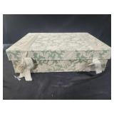 16.5 x 4.5 x11.5 green decorative box