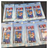 8 packs 4 piece each MARIOKART study set