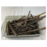 Lot of Drill Bits Various Sizes, etc