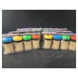 6 packs 4 each canister toothpicks