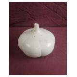 Tupperware garlic keeper with sewing accessories