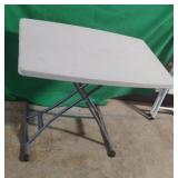Portable adjustable table 30"x19"