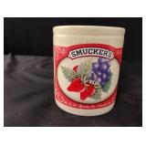Smuckers ceramic utensil jar