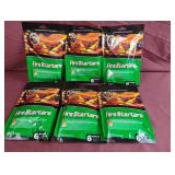 Fire Starters. 6-6 ct packs
