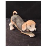 8.5" Vintage Beagle Dog Figurine Hand Painted