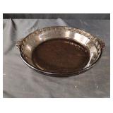 Pyrex BB35 pie dish amber colored 9.5"