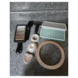 Molds, grater. Pieces crust protector