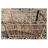 Vintage metal crate