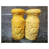 Mid Century Modern (MCM) yellow glazed ceramic