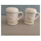 Vintage Nesting Hen by Fitz & Floyd salt and
