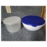 Tupperware large bowl and container