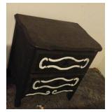 2 drawer night stand 23 x 23.5 x 17