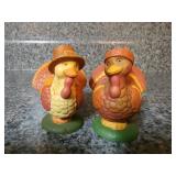 Turkey Thanksgiving salt and pepper shakers