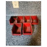 Plastic bins 4x3x5
