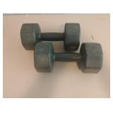 8 lb dumb bells