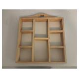 Wood shelf 14 x 14