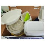 Rubbermaid containers and bowls