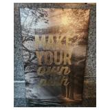 10x16 wall decor make your own path