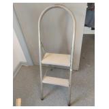 2 step metal step stool