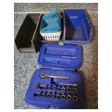 Plastic bins  kobalt sockets