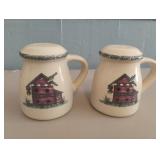 Vintage Birdhouse Salt & Pepper Shakers by Home