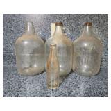 Grapette Soda Vintage Glass Bottle. 3---gallon