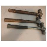 Ball peen hammers