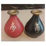 Brass made in Korea vases