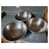 3 --xl stainless bowls