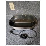 GE 15-Inch Rectangular Stainless Steel Non-Stick