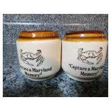 Capture a Maryland memory salt and pepper shakers