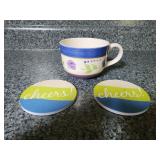 Gibson Soup mug and 2 coasters