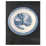 Royal China Currier & Ives "Snowy Morning" pie