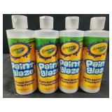 4 bottles Crayola Paint glaze clear
