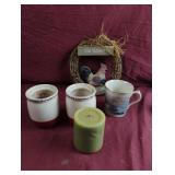 Candle, candle holders and more .....